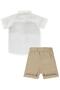 Concept Muslin Shirt and Shorts 3-Piece Set 6-18 Months - Beige6-9 Months - 5