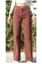 Luna Brown Extra Super High Waist Palazzo Wide Leg Jean Trousers