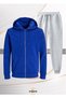 New Season Hooded Seasonal Cotton Jacket and Sweatpants 2-Piece Set