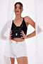 Grace Black Elegant and Stylish Hand and Shoulder Bag with Gold Accessories - 3