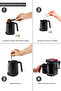 Hatır Barista Cappuccino ve Türk Kahve Makinesi İmperial Red - 6