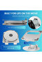 Height Adjustable Laptop Stand | 360° Rotating Base, Foldable & Portable for 10–17" Laptops - 5