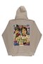 Lenithra Tony Montana Back Printed Unisex Oversize Beige Hoodie - 5