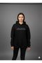 Lenithra Nikola Tesla Back Printed Unisex Oversize Black Hoodie - 4