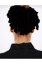 Arab Hair and Velvet Hijab Women's Full Bun Hairpin 2 Pieces - 3