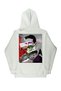 Lenithra Nikola Tesla Back Printed Unisex Oversize White Hoodie - 5