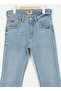 Flare Easter Blue Normal Bell Blue Girl's Denim Pants 242 Lcg 121007 - 3