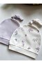 100% Cotton Baby Combed Cotton Hat Bib 4 Piece Set |   Girls Boys Unisex - 5