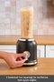 Retro Personal Kişisel Smoothie Blender Black - 4