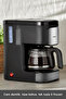 ماكينة تحضير القهوة والشاي 2 في 1 من Just Coffee Aroma، إينوكس - 4
