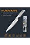 Premium 8-Inch Chef's Knife Sharp Stainless Steel Blade with Ergonomic Handle - 6