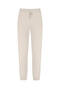 Merino Wool Blended Ecru Knitwear Trousers - 6