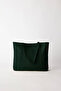 Forest Green Canvas Bag - 4