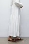 Ecru Retro Romantic Dress - 6