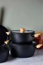 Cookwood Black 9 Piece Cookware Set Induction Base 18080 - 2