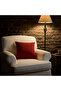 Red Velvet Textured Throw Pillow Cover(Yb)