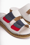 Genuine Leather Kassid White Comfort Women's Slippers - 5
