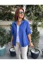 Skirt Guipure Zippered Jacket Indigo Navy Blue