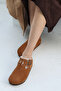 Oxford Genuine Suede Cork Sole Sheepskin Shoes - 2