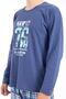 Pajama Set for Men in 100% Cotton Single Jersey Hawaii - 7