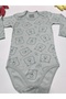 Girl Boy Child Baby Long Sleeve Snap Fastener Bodysuit-Badi 100% Organic Cotton 3.5-4-5-6 Years Old - 2