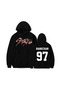 Bangchan Straykids Printed Hooded 3-Ply Quality Oversize Sweatshirt