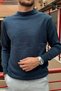 Men'S, Crew Neck, Slim Fit, Old Money, Wool-Acrylic Fiber, Knitwear Sweater Pltk03 - 7