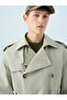 Regular Fit Erkek Trenchcoat - 4