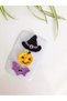 Halloween Design Cutest Witch Newborn Baby Buckle 3-Piece Clip Baby Hairless Baby Buckle Set - 6