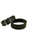 Khaki Soft Textured Large Breed Column Dog Collar Dog Collar