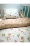 Cotton Children's Youth Single Duvet Cover Set Karaca Brown Star - 3