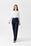 Fit Cut High Waist Women's Wide Leg Trousers - 3