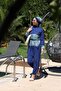 Corn Pattern Allerli Design Hijab Jumpsuit Swimsuit - 5