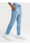 Slouchy Elastic Waist Fit Men's Trousers - 4