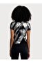 Slim Fit Women's T-shirt Sleeve - 3