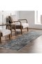 Black Anthracite Gray Vintage Chenille Carpet Rug Runner Washable Non-Slip Self Fringed - 8