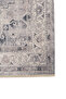 Tumbled Gray Beige Chenille Carpet Rug Runner Self-Fringed Locket Pattern Washable Non-Slip Base - 4
