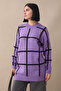 Glittery Soft Purple Knitwear Tunic - 5