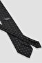 Tie 8 cm Microfiber Polyester Black Men's Patterned Tie - 3