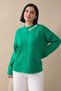 Sea Shell Stone Emerald Green Knitwear Sweater - 5