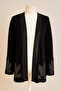 Luxury Crystal Fabric Viscose Long Sleeve Cardigan