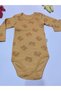 Girl Boy Child Baby Long Sleeve Snap Fastener Bodysuit-Badi 100% Organic Cotton 3.5-4-5-6 Years Old - 5