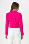 Women's Short Buttoned Blazer Jacket 250218 - 260314 - 5