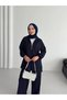 Women's Clothing Hooded Top and Bottom Two-Piece Set, Suitable for Modest Wear. - 3