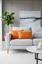 Throw Pillow Cover Special Design Set of 2 Soft Textured Throw Pillow Gift Throw Pillow Color Orange - 3