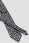 Tie 8 cm Microfiber Polyester Black Men's Patterned Tie - 3
