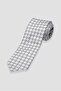 Tie 8 cm Microfiber Polyester White Men's Patterned Tie