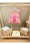 Striped Baby Dress Pink - 2