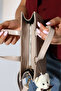 Women's Mink Teddy Bear Box Model Hand and Shoulder Bag - 7