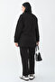 Two Pocket Zippered Suit Black - 5